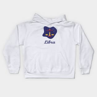 Libra Zodiac Sign Constellation Sky Kids Hoodie